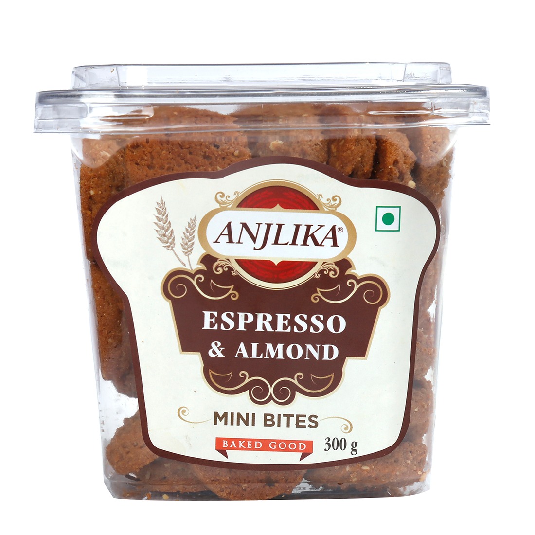 Espresso almond mini bites