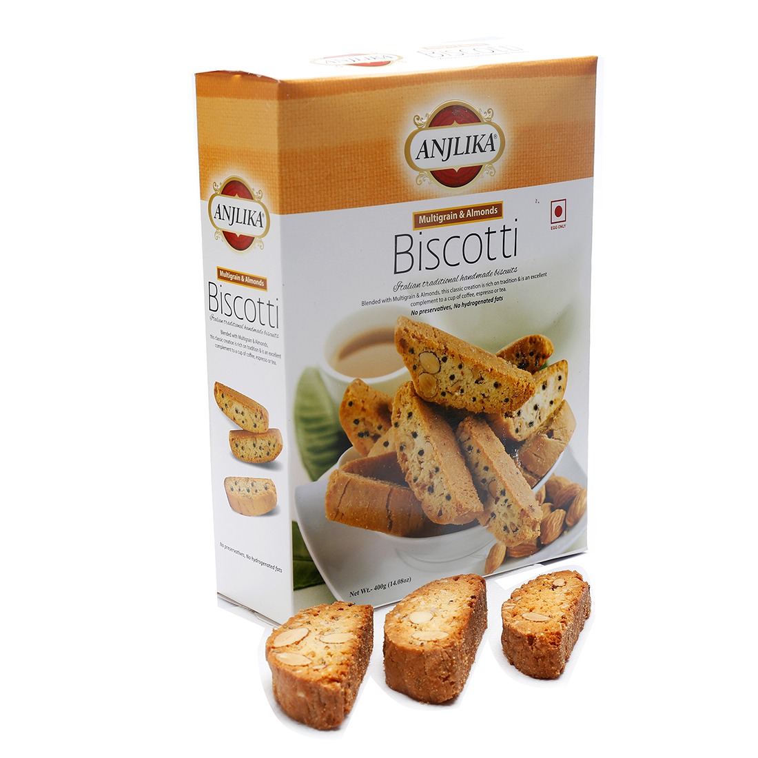 Multigrain Almond Biscotti